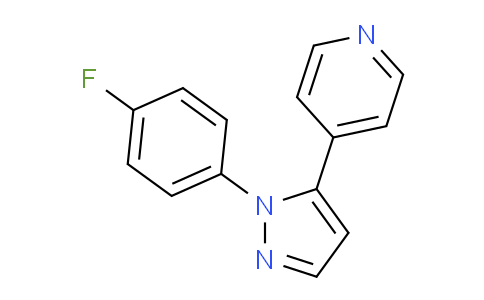CAS No. 1269291-85-1, 4-(1-(4-Fluorophenyl)-1H-pyrazol-5-yl)pyridine