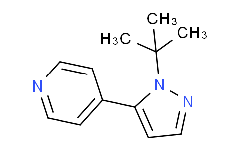 CAS No. 1269291-15-7, 4-(1-(tert-Butyl)-1H-pyrazol-5-yl)pyridine