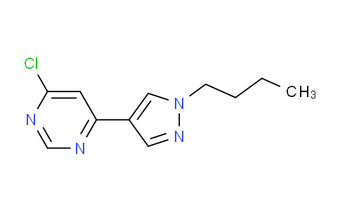 CAS No. 1710695-93-4, 4-(1-Butyl-1H-pyrazol-4-yl)-6-chloropyrimidine
