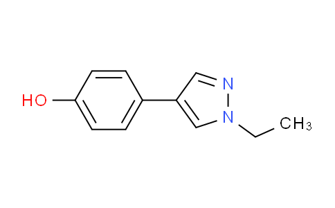 CAS No. 1394024-18-0, 4-(1-Ethyl-1H-pyrazol-4-yl)phenol