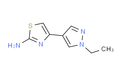 CAS No. 956363-87-4, 4-(1-Ethyl-1H-pyrazol-4-yl)thiazol-2-amine