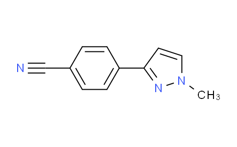 CAS No. 915707-41-4, 4-(1-Methyl-1H-pyrazol-3-yl)benzonitrile