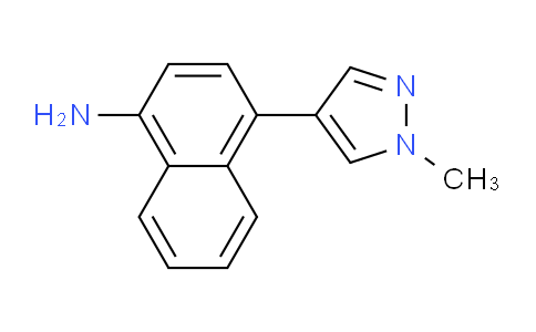 CAS No. 1394021-41-0, 4-(1-Methyl-1H-pyrazol-4-yl)naphthalen-1-amine
