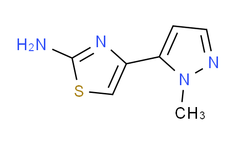 CAS No. 957242-22-7, 4-(1-Methyl-1H-pyrazol-5-yl)thiazol-2-amine