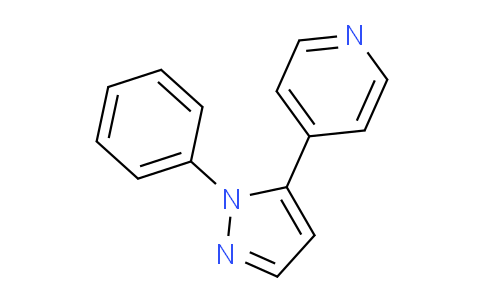 CAS No. 1269292-42-3, 4-(1-Phenyl-1H-pyrazol-5-yl)pyridine