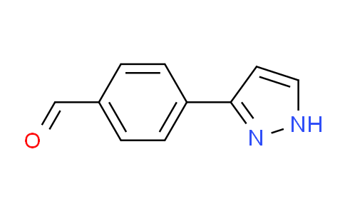 CAS No. 179057-29-5, 4-(1H-Pyrazol-3-yl)benzaldehyde
