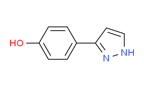 CAS No. 68535-53-5, 4-(1H-Pyrazol-3-yl)phenol
