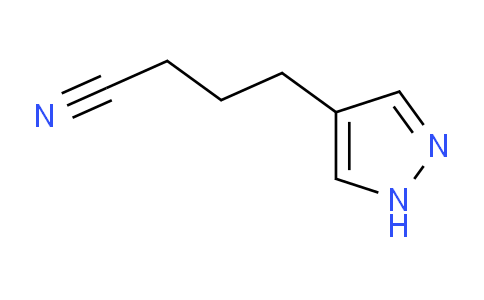 CAS No. 84302-84-1, 4-(1H-Pyrazol-4-yl)butanenitrile