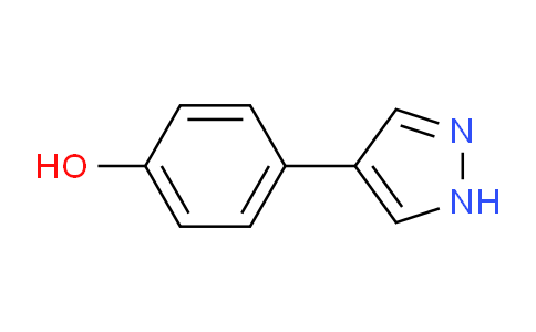CAS No. 191980-64-0, 4-(1H-Pyrazol-4-yl)phenol