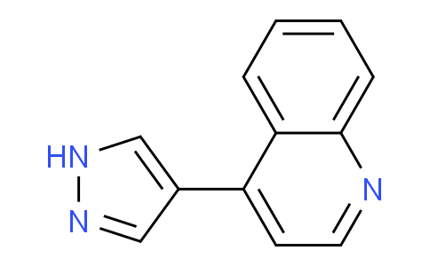 CAS No. 439106-49-7, 4-(1H-Pyrazol-4-yl)quinoline