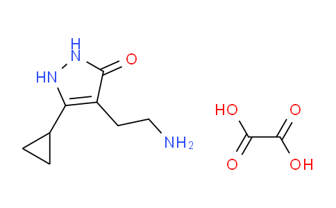 CAS No. 1177273-47-0, 4-(2-Aminoethyl)-5-cyclopropyl-1H-pyrazol-3(2H)-one oxalate