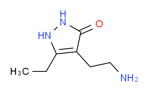 CAS No. 952958-76-8, 4-(2-Aminoethyl)-5-ethyl-1H-pyrazol-3(2H)-one