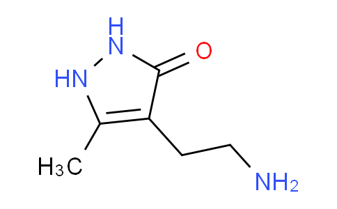 CAS No. 214839-73-3, 4-(2-Aminoethyl)-5-methyl-1H-pyrazol-3(2H)-one