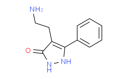 CAS No. 878208-75-4, 4-(2-Aminoethyl)-5-phenyl-1H-pyrazol-3(2H)-one