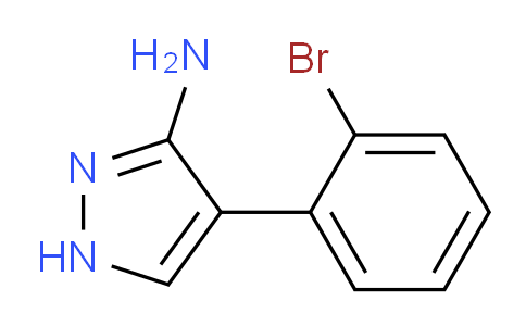 CAS No. 301373-45-5, 4-(2-Bromophenyl)-1H-pyrazol-3-amine
