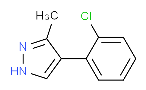CAS No. 667400-39-7, 4-(2-Chlorophenyl)-3-methyl-1H-pyrazole