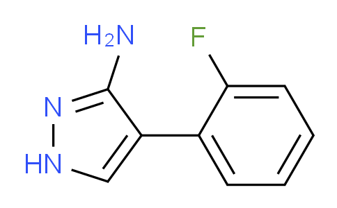 CAS No. 186195-72-2, 4-(2-Fluorophenyl)-1H-pyrazol-3-amine