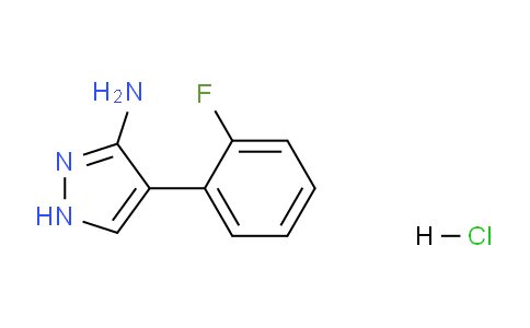 CAS No. 1177315-88-6, 4-(2-Fluorophenyl)-1H-pyrazol-3-amine hydrochloride