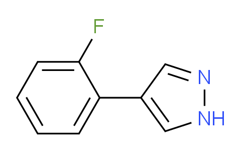 CAS No. 1037828-70-8, 4-(2-Fluorophenyl)-1H-pyrazole