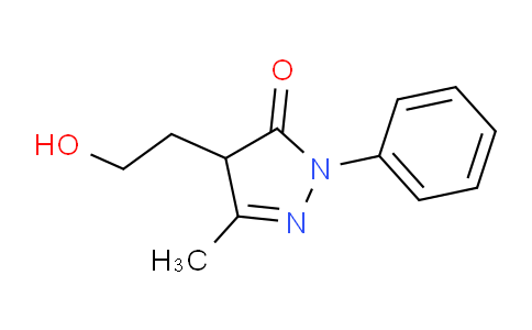 CAS No. 10223-33-3, 4-(2-Hydroxyethyl)-3-methyl-1-phenyl-1H-pyrazol-5(4H)-one