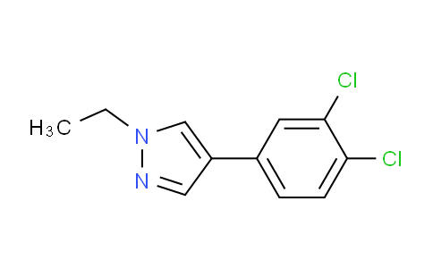 CAS No. 1394021-05-6, 4-(3,4-Dichlorophenyl)-1-ethyl-1H-pyrazole