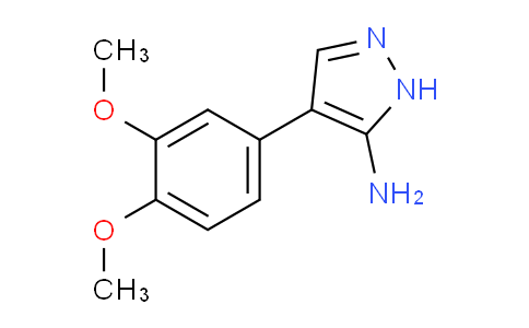 CAS No. 278600-50-3, 4-(3,4-Dimethoxyphenyl)-1H-pyrazol-5-amine