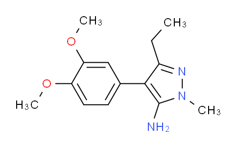 CAS No. 957514-04-4, 4-(3,4-Dimethoxyphenyl)-3-ethyl-1-methyl-1H-pyrazol-5-amine