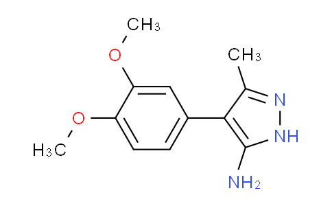 CAS No. 347840-95-3, 4-(3,4-Dimethoxyphenyl)-3-methyl-1H-pyrazol-5-amine