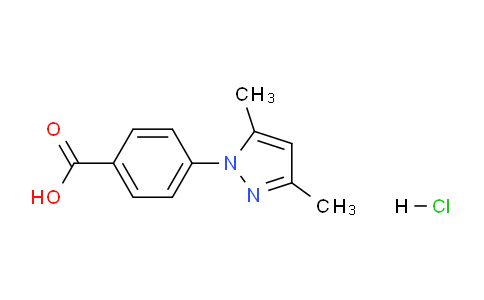 CAS No. 1185084-16-5, 4-(3,5-Dimethyl-1H-pyrazol-1-yl)benzoic acid hydrochloride