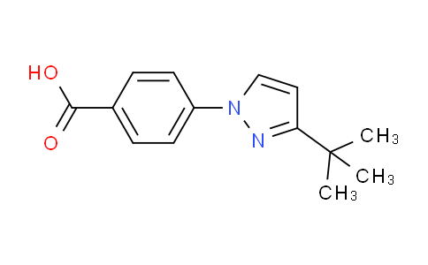 CAS No. 1378259-77-8, 4-(3-(tert-Butyl)-1H-pyrazol-1-yl)benzoic acid