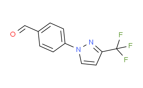 CAS No. 1172278-17-9, 4-(3-(Trifluoromethyl)-1H-pyrazol-1-yl)benzaldehyde
