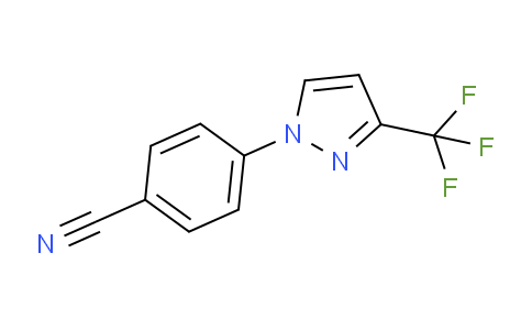 CAS No. 1059539-29-5, 4-(3-(Trifluoromethyl)-1H-pyrazol-1-yl)benzonitrile