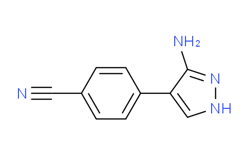 CAS No. 1400644-75-8, 4-(3-Amino-1H-pyrazol-4-yl)benzonitrile