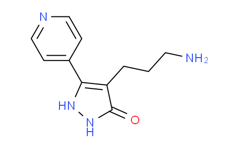 CAS No. 878208-88-9, 4-(3-Aminopropyl)-5-(4-pyridinyl)-1,2-dihydro-3h-pyrazol-3-one