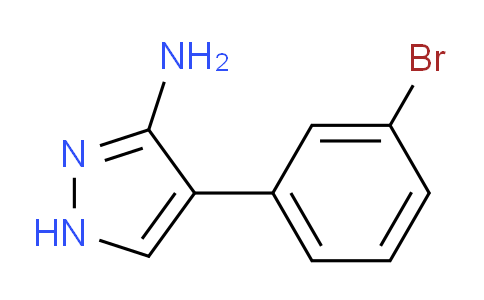 CAS No. 301373-51-3, 4-(3-Bromophenyl)-1h-pyrazol-3-amine