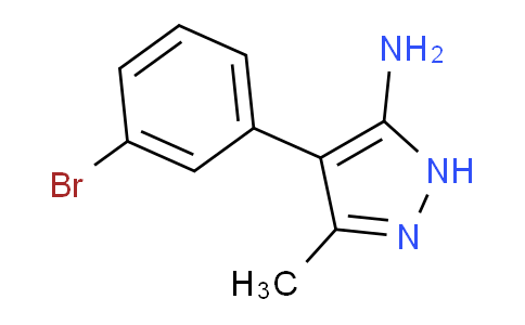 CAS No. 1309887-73-7, 4-(3-Bromophenyl)-3-methyl-1H-pyrazol-5-amine