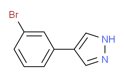 CAS No. 916792-28-4, 4-(3-Bromophenyl)pyrazole