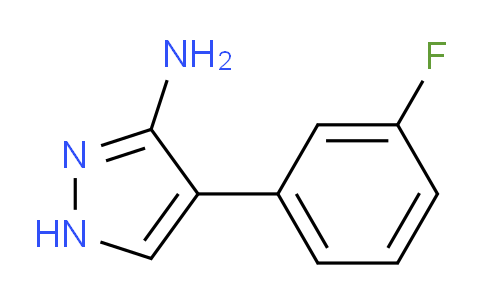 CAS No. 301373-68-2, 4-(3-Fluorophenyl)-1H-pyrazol-3-amine