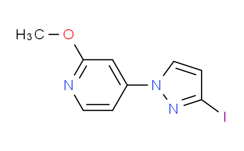 CAS No. 1350475-30-7, 4-(3-Iodo-1H-pyrazol-1-yl)-2-methoxypyridine
