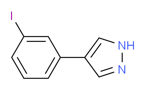 CAS No. 1399654-75-1, 4-(3-Iodophenyl)-1H-pyrazole