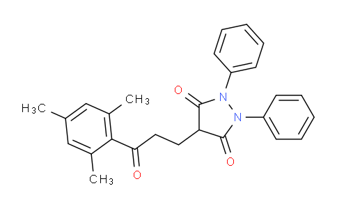 CAS No. 55388-44-8, 4-(3-Mesityl-3-oxopropyl)-1,2-diphenylpyrazolidine-3,5-dione