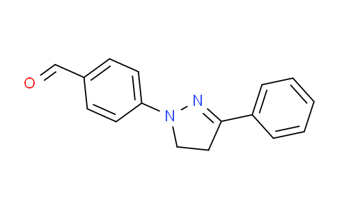 CAS No. 961-88-6, 4-(3-Phenyl-4,5-dihydro-1H-pyrazol-1-yl)benzaldehyde