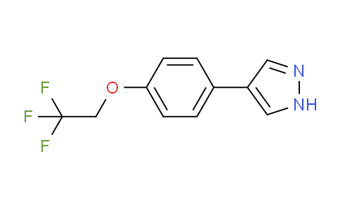 CAS No. 1394024-04-4, 4-(4-(2,2,2-Trifluoroethoxy)phenyl)-1H-pyrazole