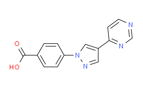 CAS No. 849924-98-7, 4-(4-(Pyrimidin-4-yl)-1H-pyrazol-1-yl)benzoic acid