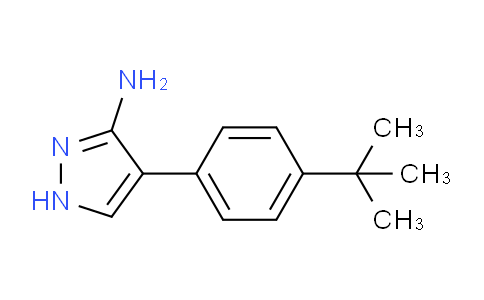 CAS No. 1015845-73-4, 4-(4-(tert-Butyl)phenyl)-1H-pyrazol-3-amine
