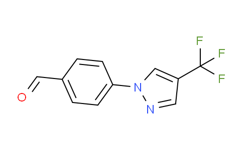 CAS No. 1393125-27-3, 4-(4-(Trifluoromethyl)-1H-pyrazol-1-yl)benzaldehyde