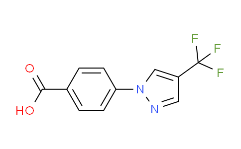 CAS No. 1495970-13-2, 4-(4-(Trifluoromethyl)-1H-pyrazol-1-yl)benzoic acid