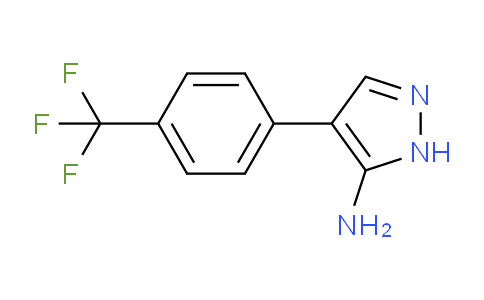 CAS No. 6804-53-1, 4-(4-(Trifluoromethyl)phenyl)-1H-pyrazol-5-amine