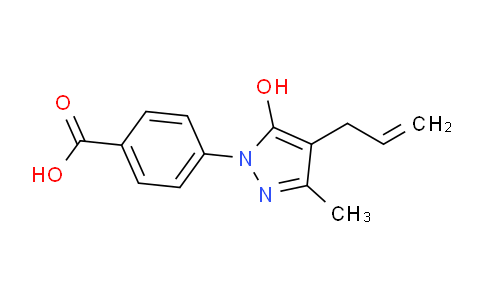 CAS No. 1015844-62-8, 4-(4-Allyl-5-hydroxy-3-methyl-1H-pyrazol-1-yl)benzoic acid