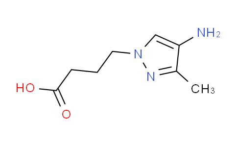 CAS No. 1708208-48-3, 4-(4-Amino-3-methyl-1H-pyrazol-1-yl)butanoic acid